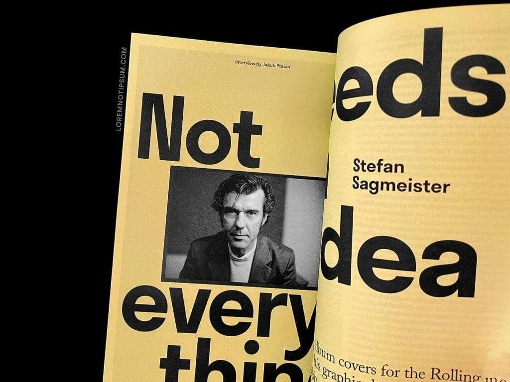 Backstage Talks Magazine Issue 6 – loremnotipsum.com