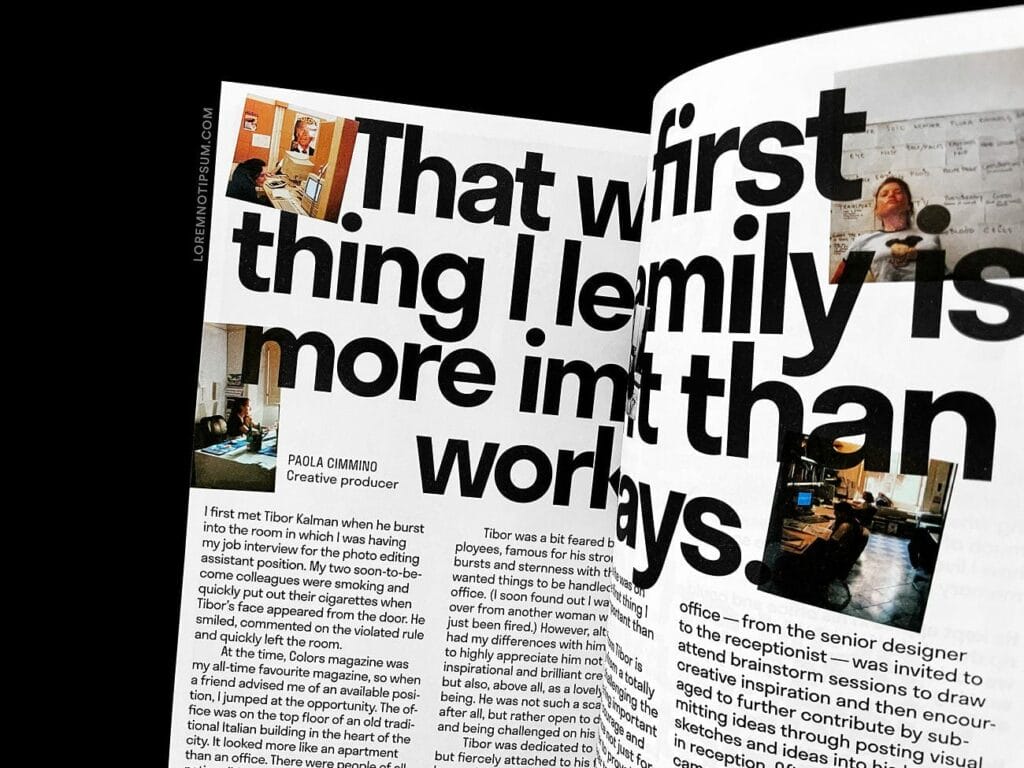 Backstage Talks Magazine Issue 6 – loremnotipsum.com