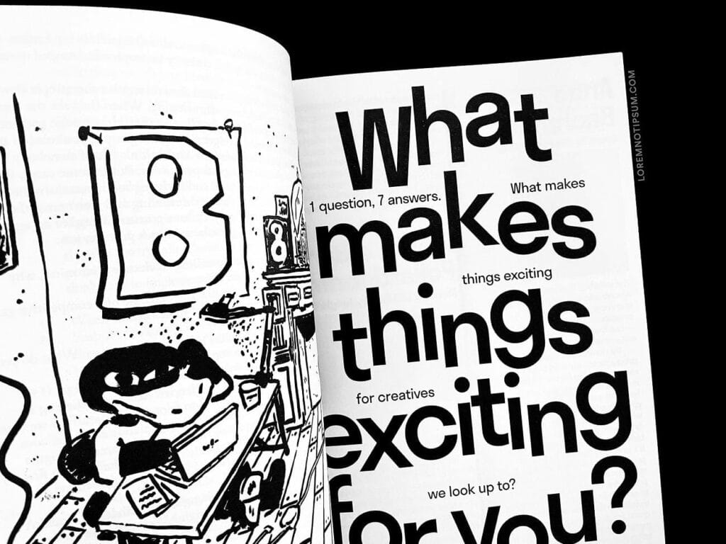 Backstage Talks Magazine Issue 6 – loremnotipsum.com