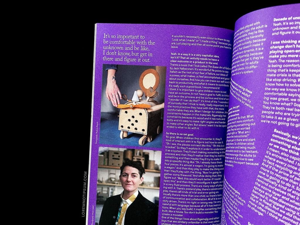 Backstage Talks Magazine Issue 6 – loremnotipsum.com