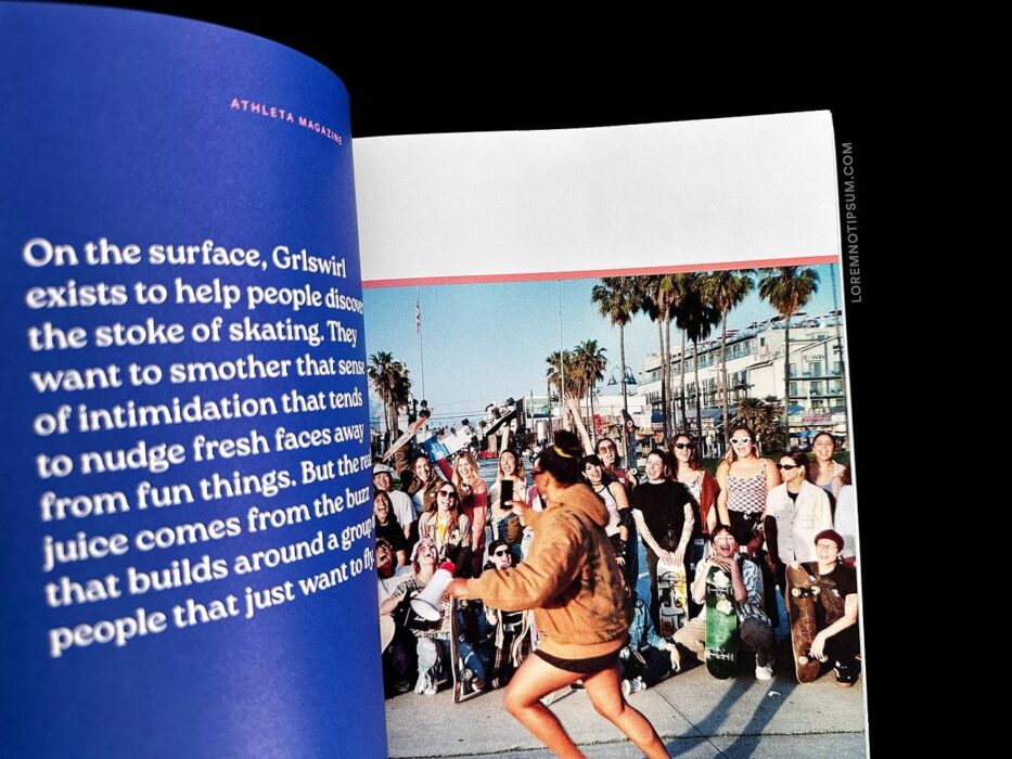 Athleta Magazine Issue 8 – loremnotipsum.com