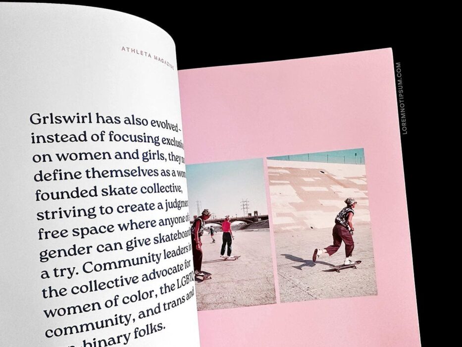 Athleta Magazine Issue 8 – loremnotipsum.com