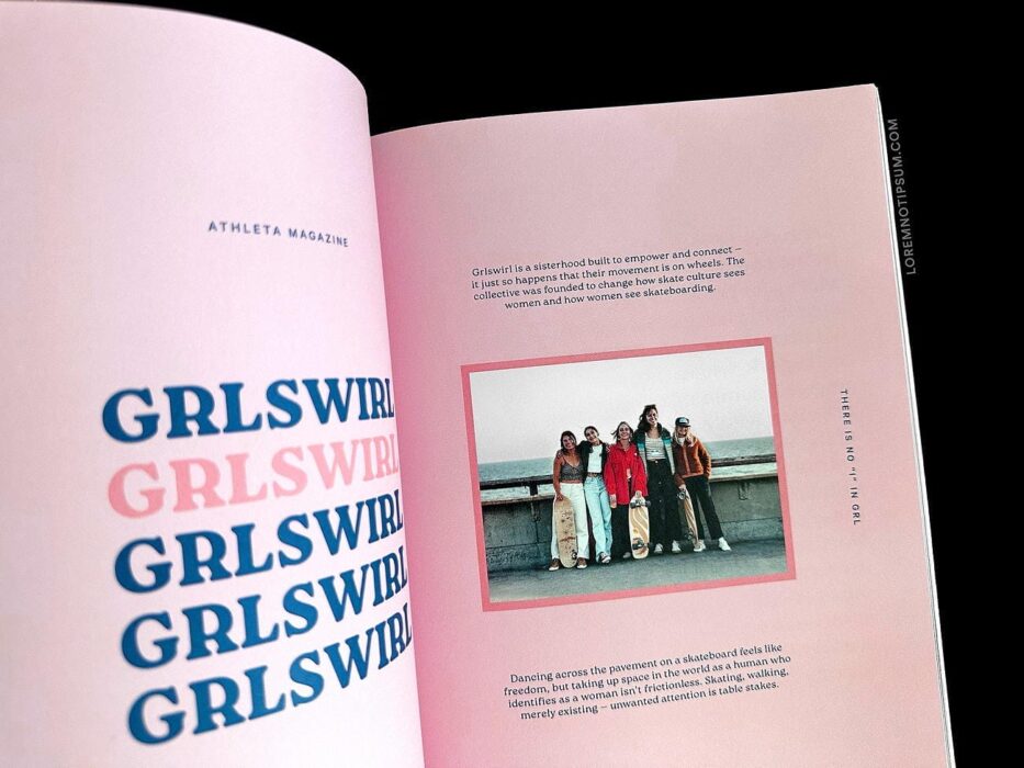 Athleta Magazine Issue 8 – loremnotipsum.com