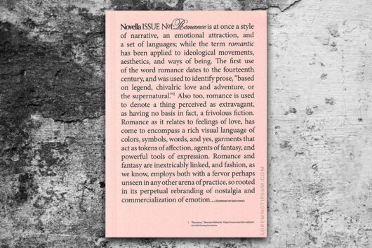 Novella Magazine Issue 1 (Romance) – loremnotipsum.com