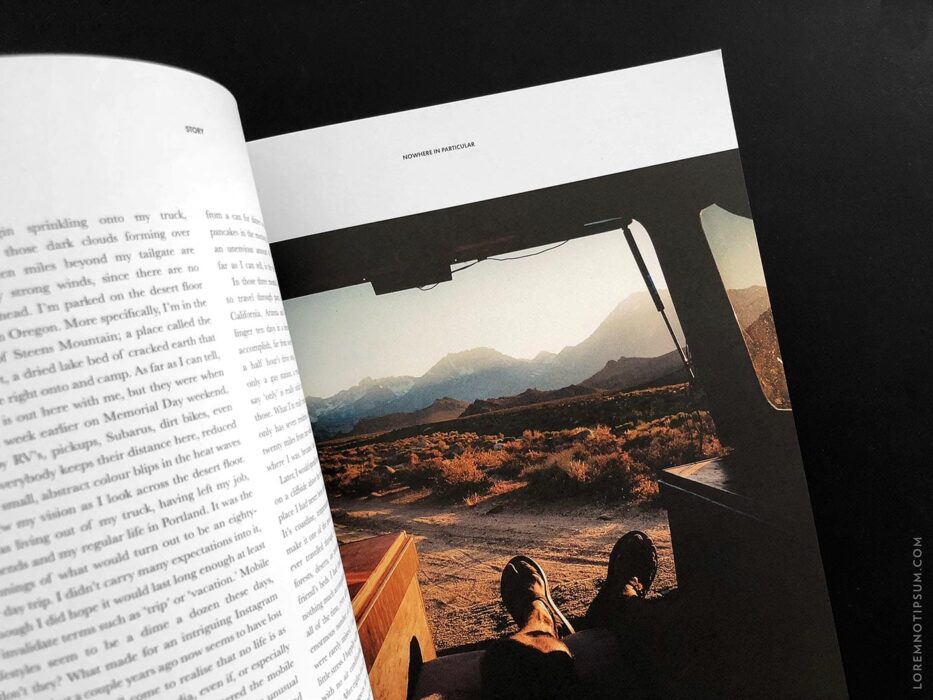 Rucksack Magazine Issue 2 – loremnotipsum.com
