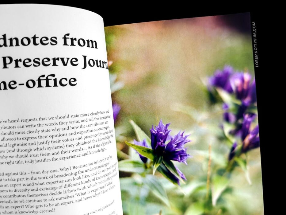 The Preserve Journal Issue 7 – loremnotipsum.com