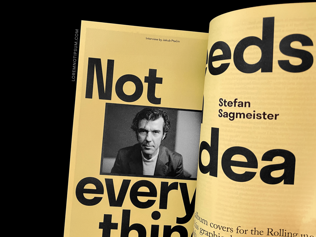 Backstage Talks Magazine Issue 6 – loremnotipsum.com