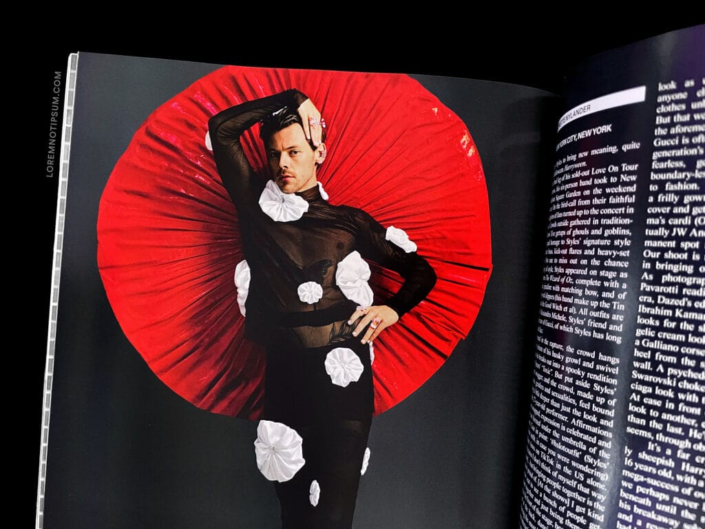 Dazed Magazine Winter 2021 featuring Harry Styles – loremnotipsum.com