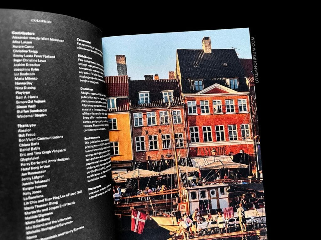 Fare Magazine Issue 12 (Copenhagen) – loremnotipsum.com