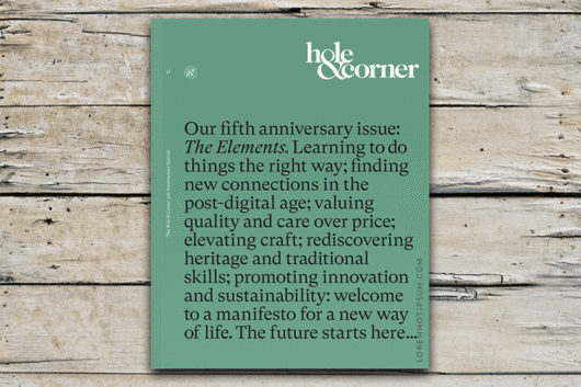 Hole & Corner Magazine Issue 17 (the Elements Issue) – loremnotipsum.com