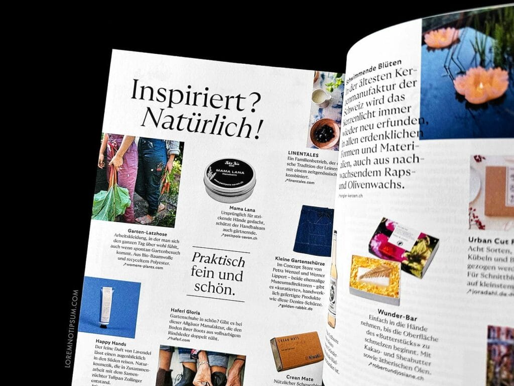 Gartenmythen Bookazine – loremnotipsum.com