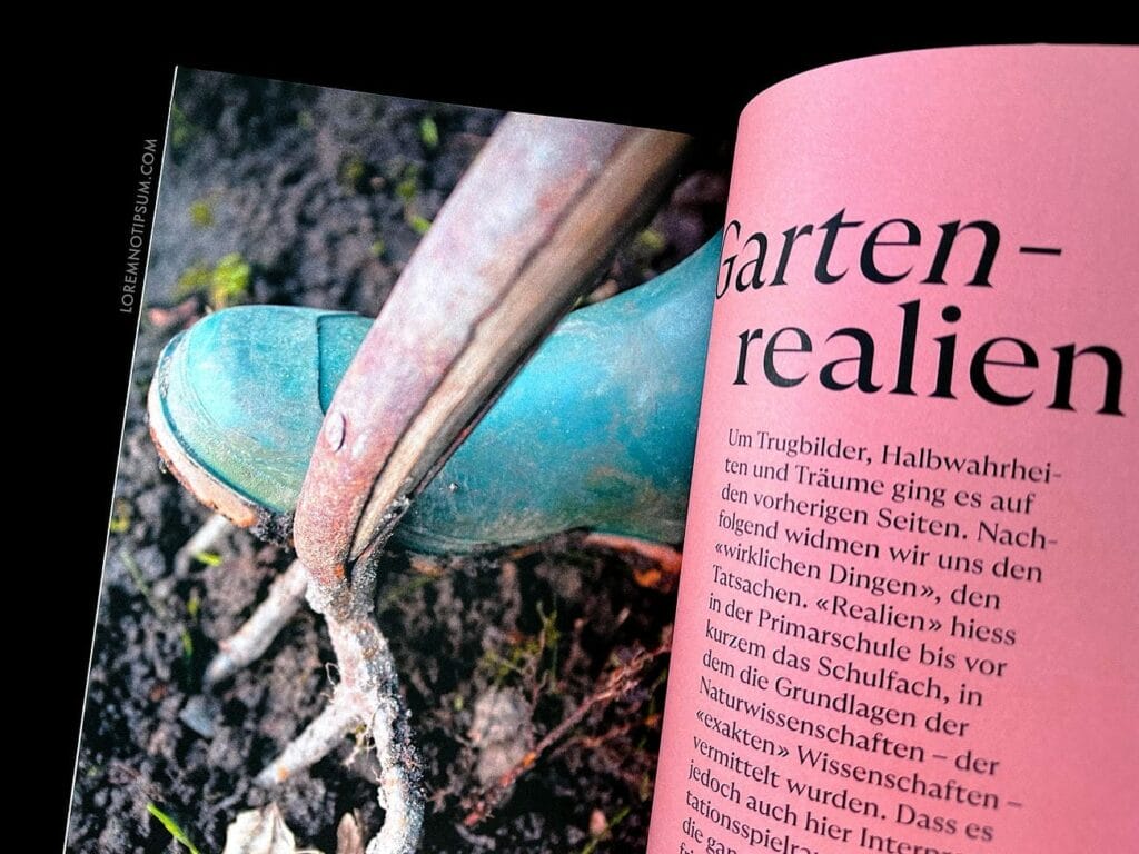 Gartenmythen Bookazine – loremnotipsum.com