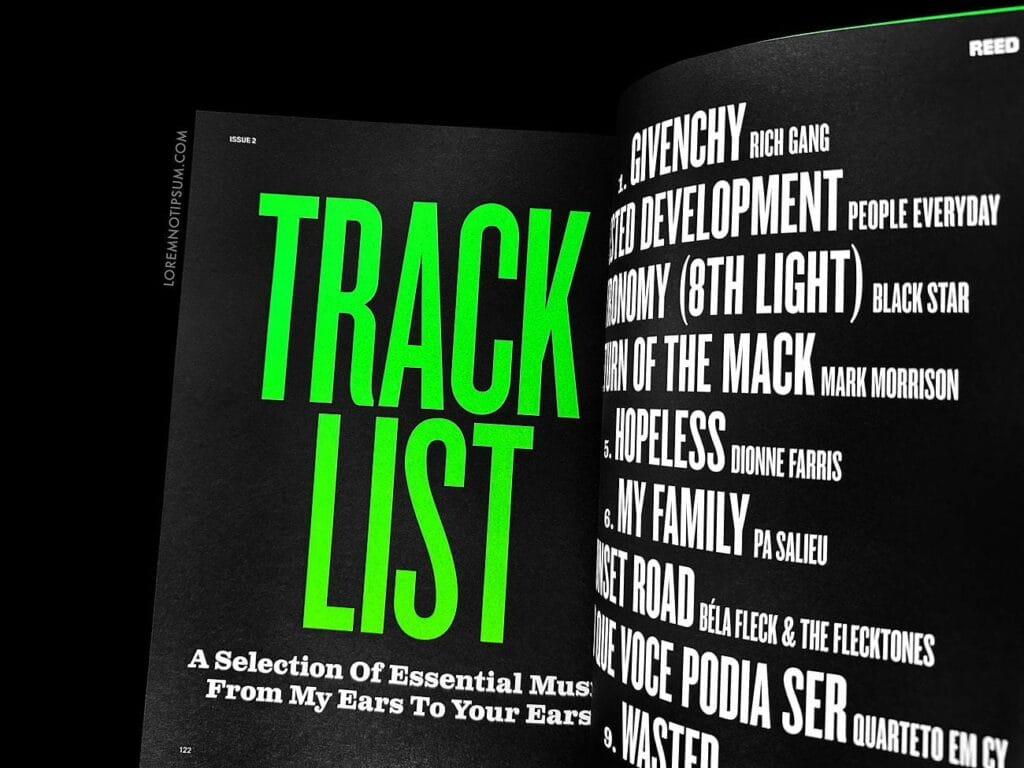 REED Magazine Issue 2 – loremnotipsum.com