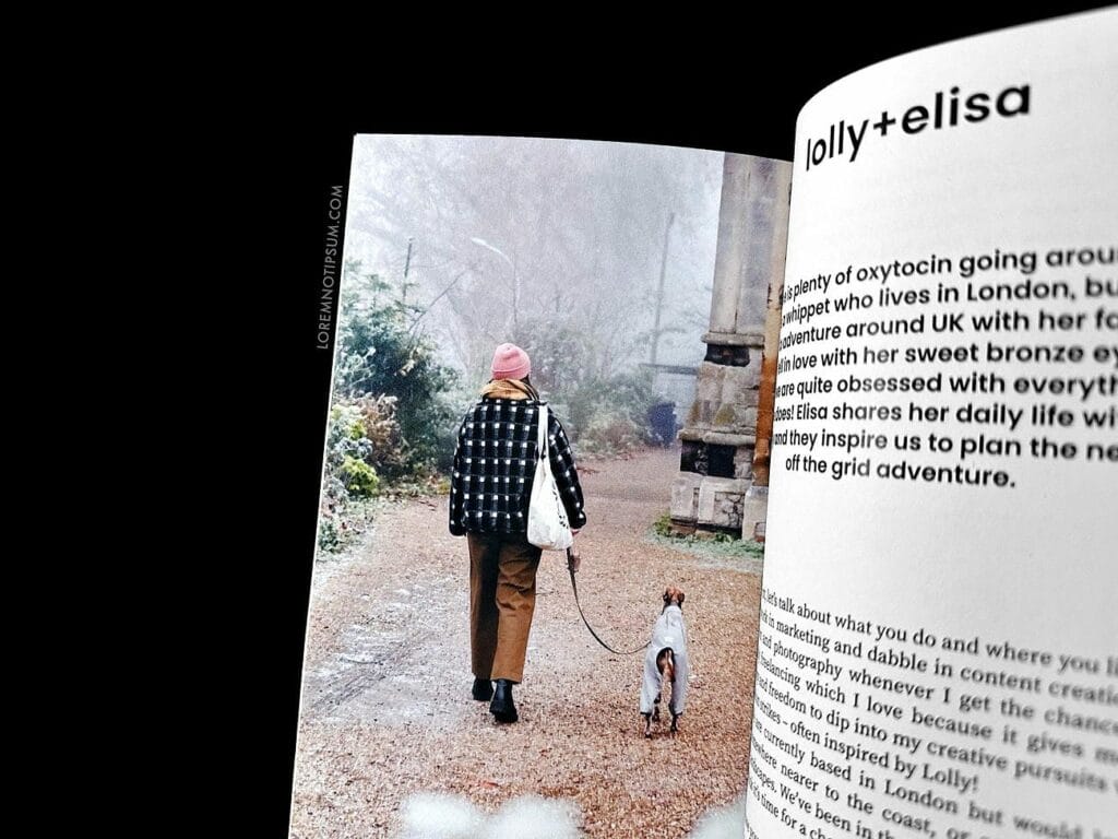 Dog+Human Magazine Issue 3 – loremnotipsum.com
