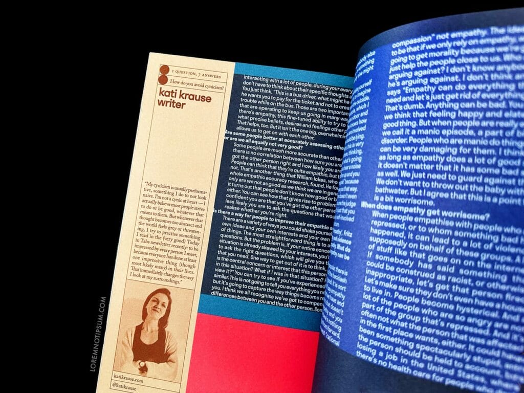 Backstage Talks Issue 7 – loremnotipsum.com