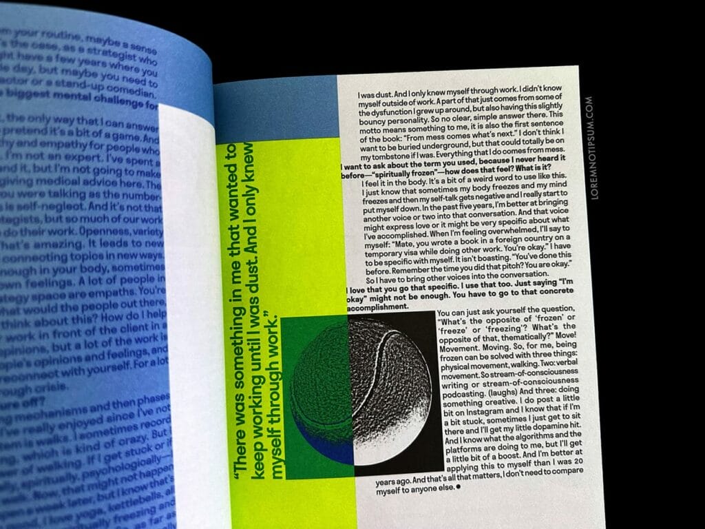 Backstage Talks Issue 7 – loremnotipsum.com