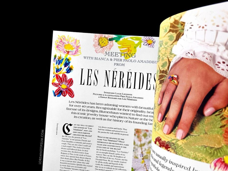 Blumenhaus Magazine Issue 4 – loremnotipsum.com