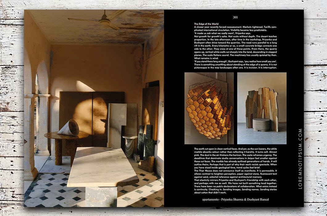 Apartamento Magazine Issue 37 – loremnotipsum.com